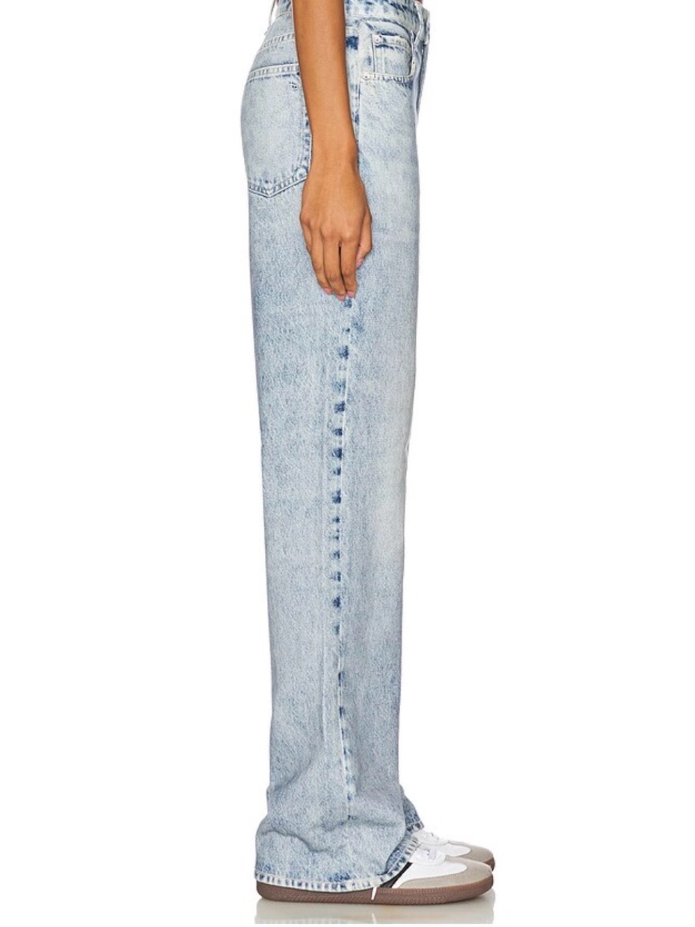 Rag and Bone Miramar Shea Full Relaxed in Riverly Sweatpant Jeans - Picture 4 of 9